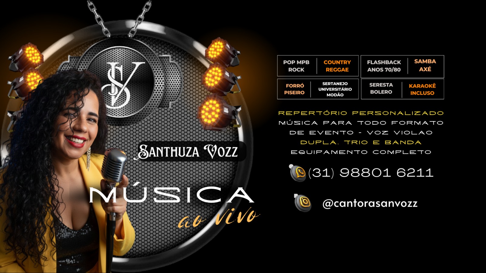 Cantora San Vozz Músíca ao vivo para festas